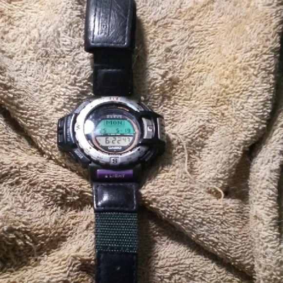 Casio Black and Silver Sports Watch with Digital Display - Picture 2 of 2